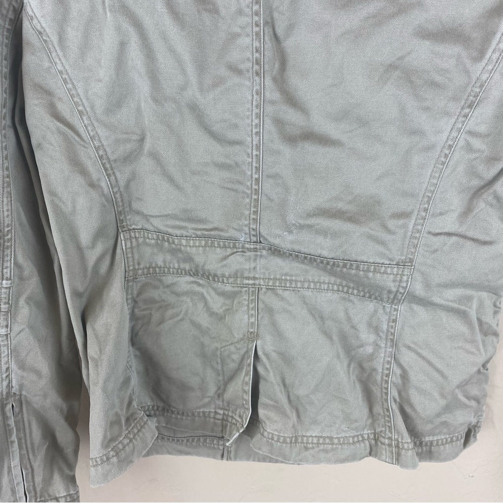 The Limited Tan Cargo Utility Blazer Jacket Womens size Medium Y2K - Picture 7 of 8